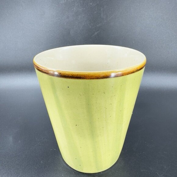 THOMSON POTTERY Mug Cup In The  A mazon Ceramic Speckled Glaze Green Set 2 - Picture 10 of 11